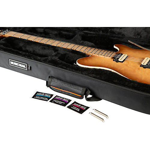 Ernie Ball Music Man Axist Quilt Top (satin) Electric Guitar Honey Pot