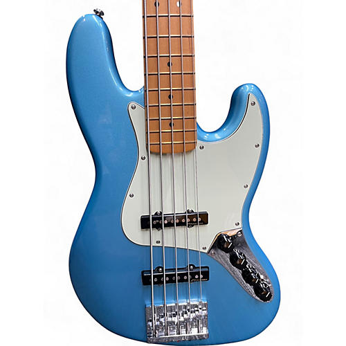 Used 2022 Fender Player Plus Active Jazz Bass opal spark Electric Bass Guitar opal spark