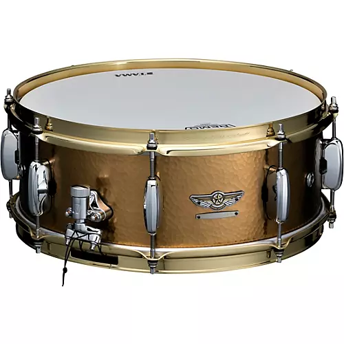 TAMA STAR Reserve Hand Hammered Brass Snare Drum 14 x 5.5 in.