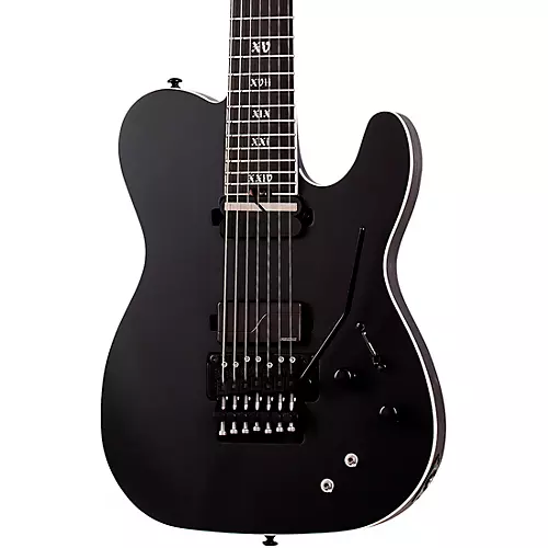 Schecter Guitar Research PT-7 FR-S SLS Elite Evil Twin Electric Guitar Satin Black