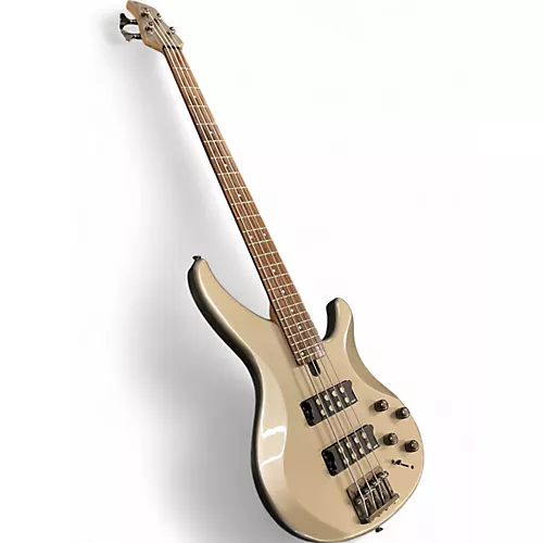 Used Yamaha TRBX304 Silver Electric Bass Guitar Silver
