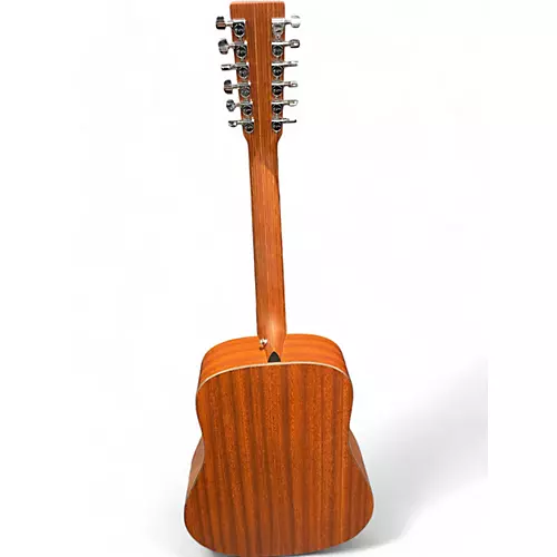 Used Martin x series 12 Natural 12 String Acoustic Electric Guitar Natural