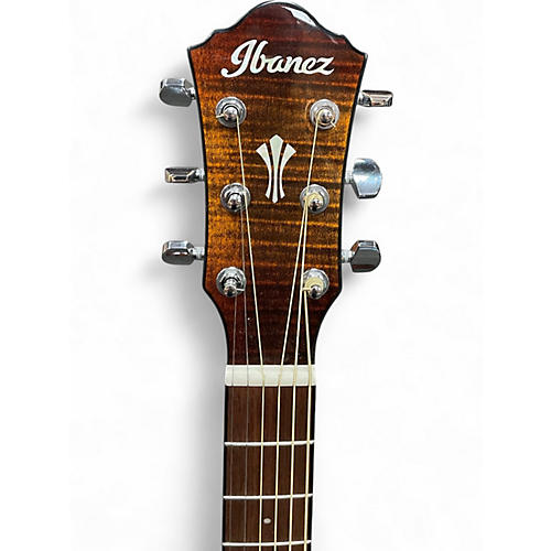 Used Ibanez AEG70L TIGER BURST Acoustic Electric Guitar TIGER BURST