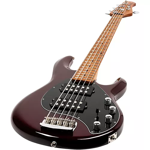 Ernie Ball Music Man StingRay Special 5 HH 5-String Bass Guitar Translucent Oxblood