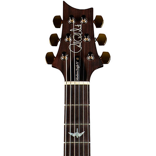 PRS Wood Library Modern Eagle V With 10-Top Quilt and East Indian Rosewood Neck Electric Guitar Copperhead Burst