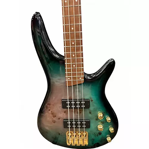Used Ibanez SR400EPBDX Tropical Seafloor Electric Bass Guitar Tropical Seafloor