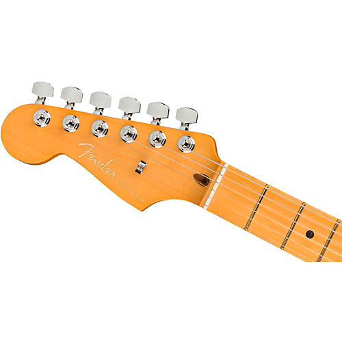 Fender American Ultra Stratocaster Maple Fingerboard Left-Handed Electric Guitar Texas Tea