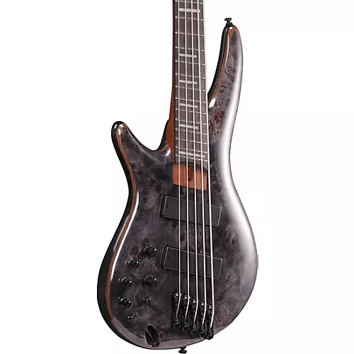 Ibanez Left-Handed SRMS805L 5-String Multi-Scale Electric Bass Guitar Deep Twilight