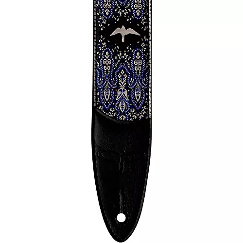 PRS Custom Jacquard Birds Fleur Guitar Strap Red 2 in.