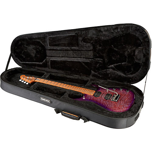 Ernie Ball Music Man JP15 Flamed Maple Top Electric Guitar Transparent Black