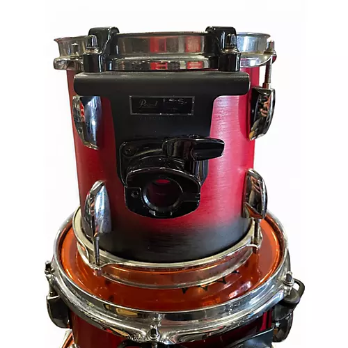 Used Pearl 6 Piece Session Studio Classic Crimson Red Burst Drum Kit Crimson Red Burst