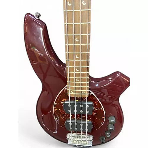 Used Ernie Ball Music Man Bongo 4 String Burgundy Electric Bass Guitar Burgundy