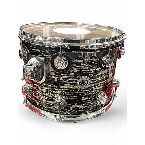 Used DW 5 Piece Collector Series Black Oyster Glass Drum Kit Black Oyster Glass