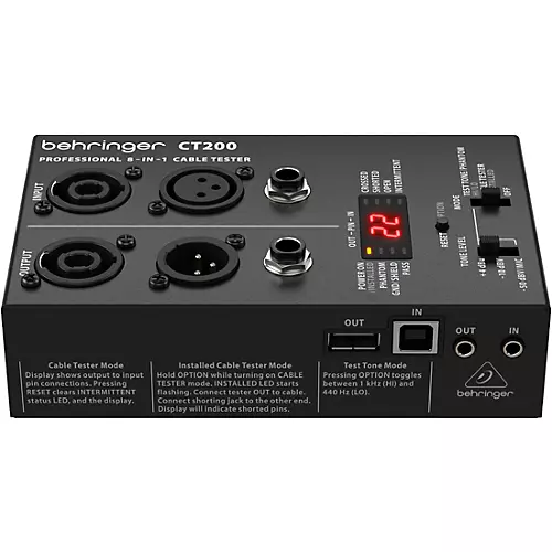 Behringer CT200 8-in-1 Cable Tester