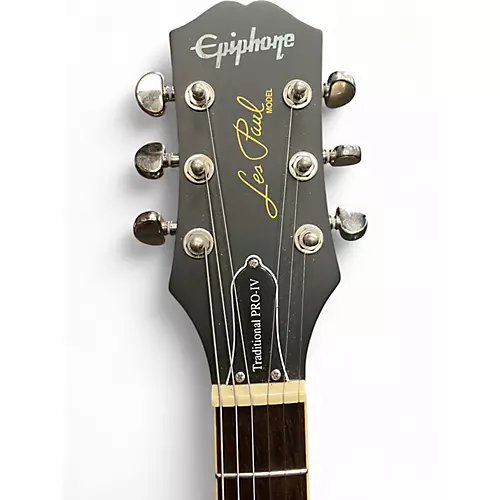 Used Epiphone Les Paul Traditional Pro IV worn blue Solid Body Electric Guitar worn blue