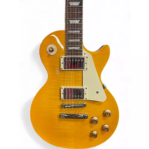 Used 2022 Epiphone 1959 Reissue Les Paul Standard Lemon Burst Solid Body Electric Guitar Lemon Burst