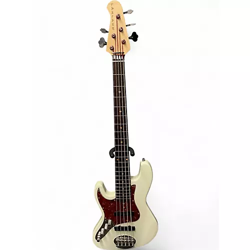 Used Lakland USA Series 55-94 Deluxe 5 String Alpine White Electric Bass Guitar Alpine White