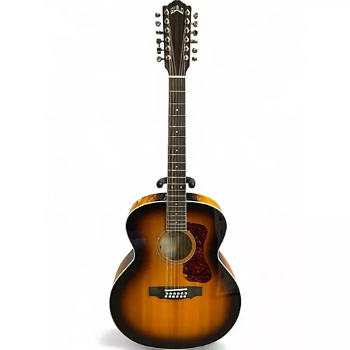 Used Guild F-2512E Antique Sunburst 12 String Acoustic Guitar Antique Sunburst