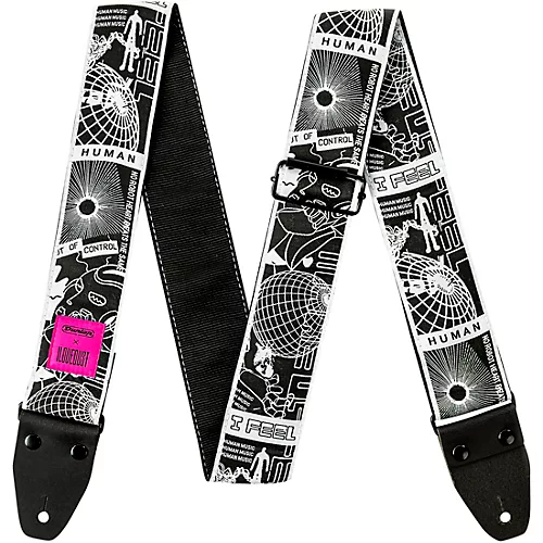 Dunlop I Love Dust Guitar Strap Dust Sucker