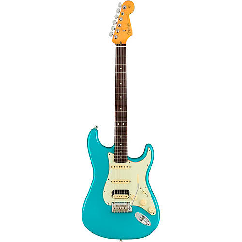 Fender American Professional II Stratocaster HSS Rosewood Fingerboard Electric Guitar Miami Blue
