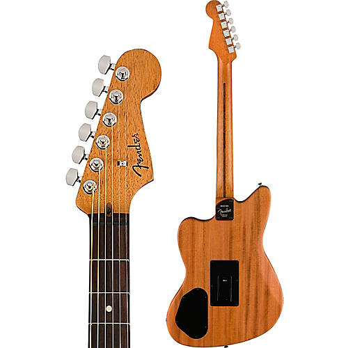 Fender Acoustasonic Player Jazzmaster Sitka Spruce-Mahogany Acoustic-Electric Guitar Ice Blue