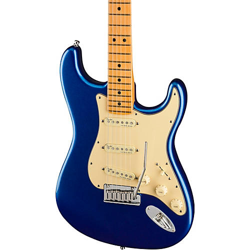 Fender American Ultra Stratocaster Maple Fingerboard Electric Guitar Cobra Blue