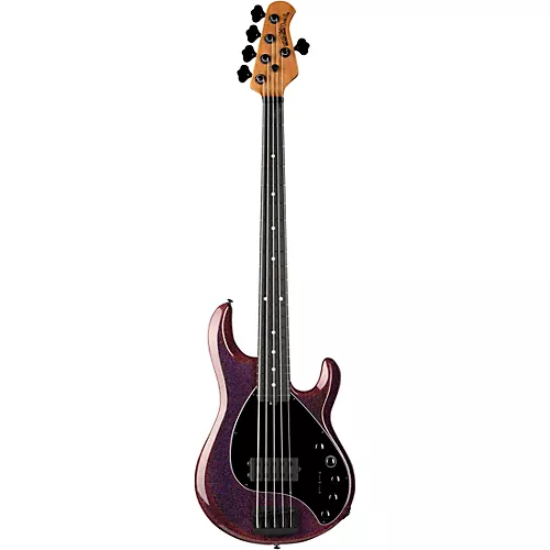 Ernie Ball Music Man DarkRay 5 H Ebony Fingerboard 5-String Electric Bass Dark Rainbow