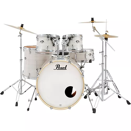 Pearl Export New Fusion 5-Piece Drum Set With Hardware Slipstream white