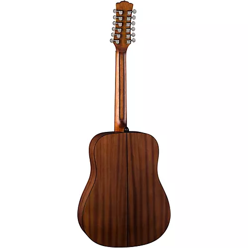 Luna Gypsy 12-String Dreadnought Mahogany Acoustic Guitar Satin Natural