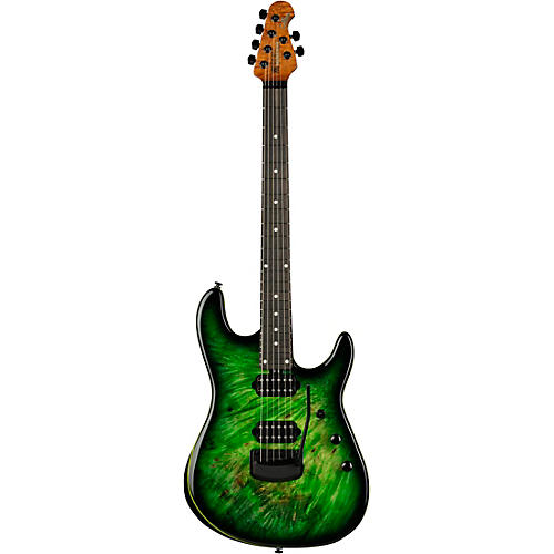 Ernie Ball Music Man Cutlass HH Trem 6 String Jason Richardson Burl Top Electric Guitar Kokiri Forest