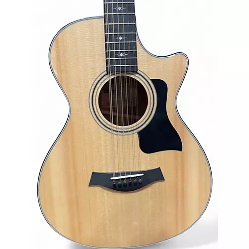Used Taylor 352 CE Natural 12 String Acoustic Electric Guitar Natural