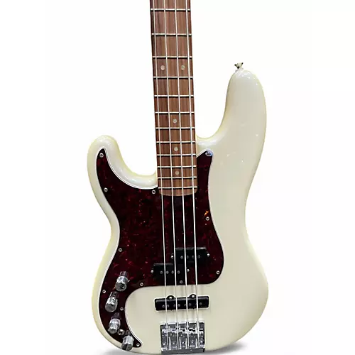 Used Fender Player Plus Active Precision Bass Olympic White Electric Bass Guitar Olympic White