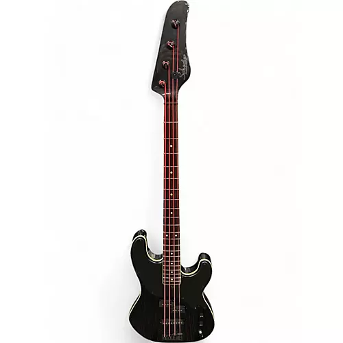 Used Schecter Guitar Research Michael anthony MA-4 Black Electric Bass Guitar Black