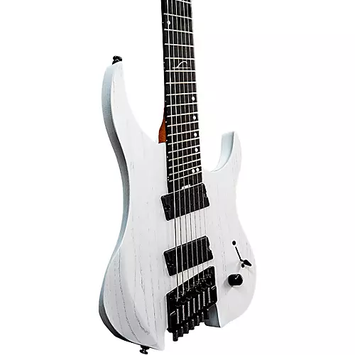 Legator G7FP Ghost Performance 7-String Multi-Scale Electric Guitar Snow Fall