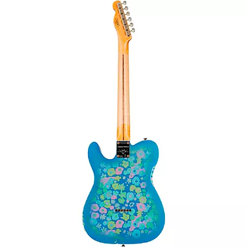 Fender Custom Shop Limited-Edition Dual P-90 Telecaster Relic Electric Guitar Blue Flower