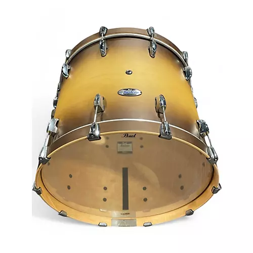 Used Pearl 2 Piece MASTERS MAPLE COMPLETE satin natural burst Acoustic Drum Pack satin natural burst