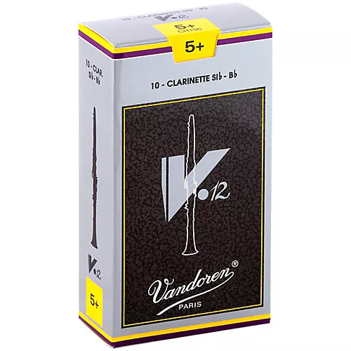 Vandoren V12 Bb Clarinet Reeds Strength 3.5+ Box of 10