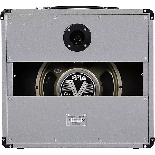 Marshall 2512 Studio Jubilee 70W 1x12 Guitar Speaker Cabinet Black and Silver