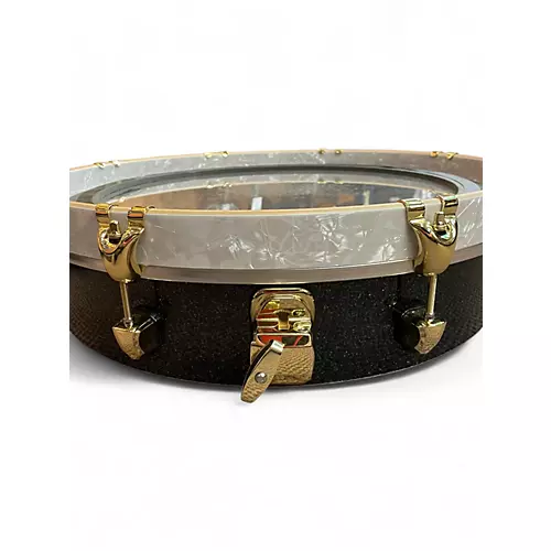 Used SJC Drums 20in custom ufo drum black sparkle Drum black sparkle 40