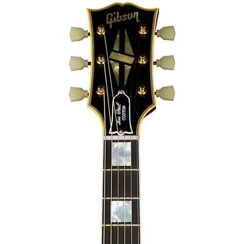 Gibson Custom 1957 Les Paul Custom Reissue 3-Pickup Bigsby VOS Electric Guitar Ebony