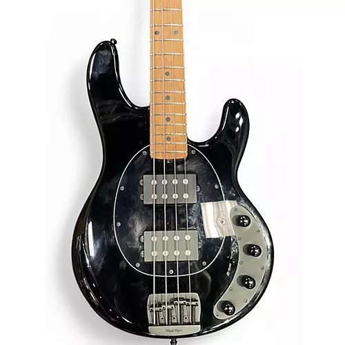 Used Ernie Ball Music Man StingRay Special HH Black Electric Bass Guitar Black