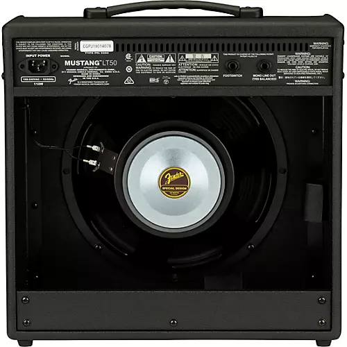 Fender Mustang LT50 50W 1x12 Guitar Combo Amp Black