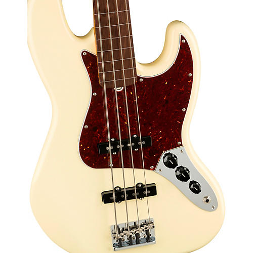 Fender American Professional II Fretless Jazz Bass Rosewood Fingerboard Olympic White
