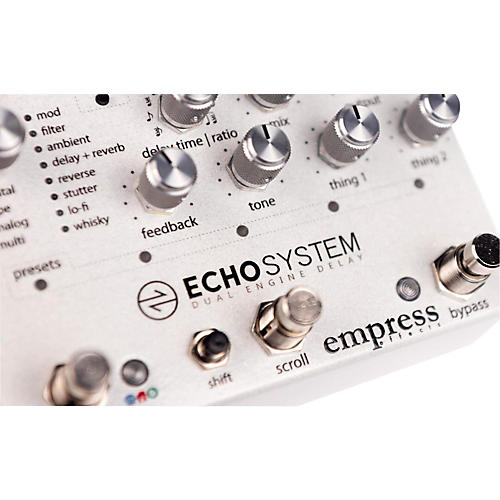 Empress Effects Echosystem Dual Delay Effects Pedal