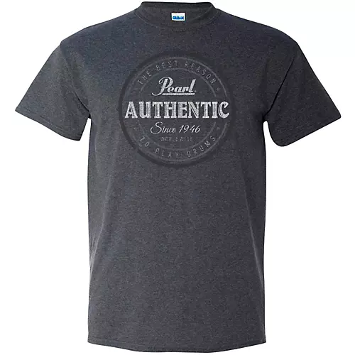 Pearl Authentic Tee Small Dark Gray