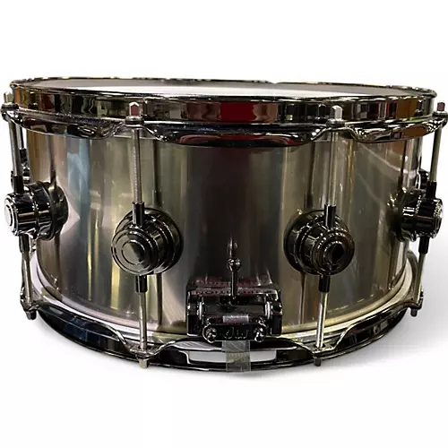 Used DW 6.5X14 Black-Ti Snare Titanium Drum Titanium 15
