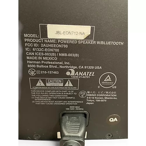 Used JBL EON 700 Powered Speaker