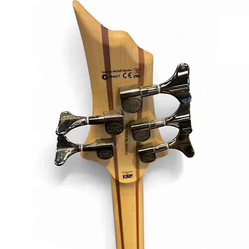 Used ESP LTD B205SM 5 String Natural Electric Bass Guitar Natural