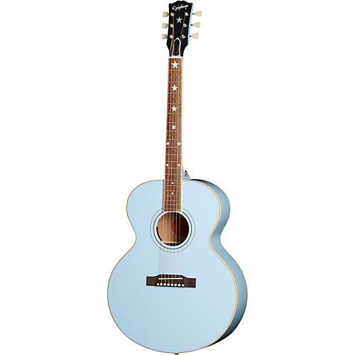 Epiphone Inspired by Gibson Custom J-180 LS Acoustic-Electric Guitar Frost Blue