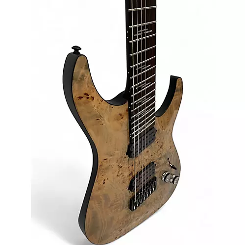 Used 2020s Schecter Guitar Research Omen ELIE 7 STRING Natural Solid Body Electric Guitar Natural